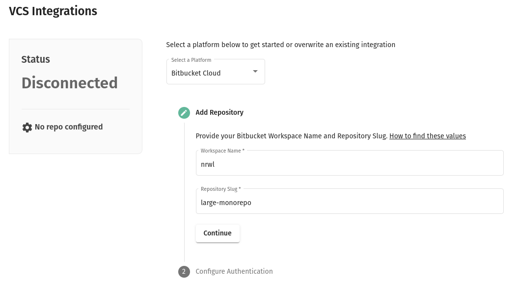 Add Bitbucket Cloud Repository